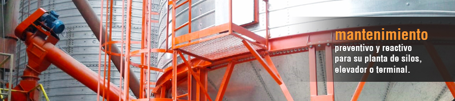 Proyecto y puesta en marcha de instalaciones metal-mec�nicas para plantas de silo, terminales y elevadores.